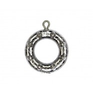 Грузило для риболовлі, Кільце, з шипами та вушком, 40г